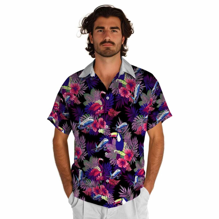 Aviation Tropical Bird Hawaiian Shirt New Arrival