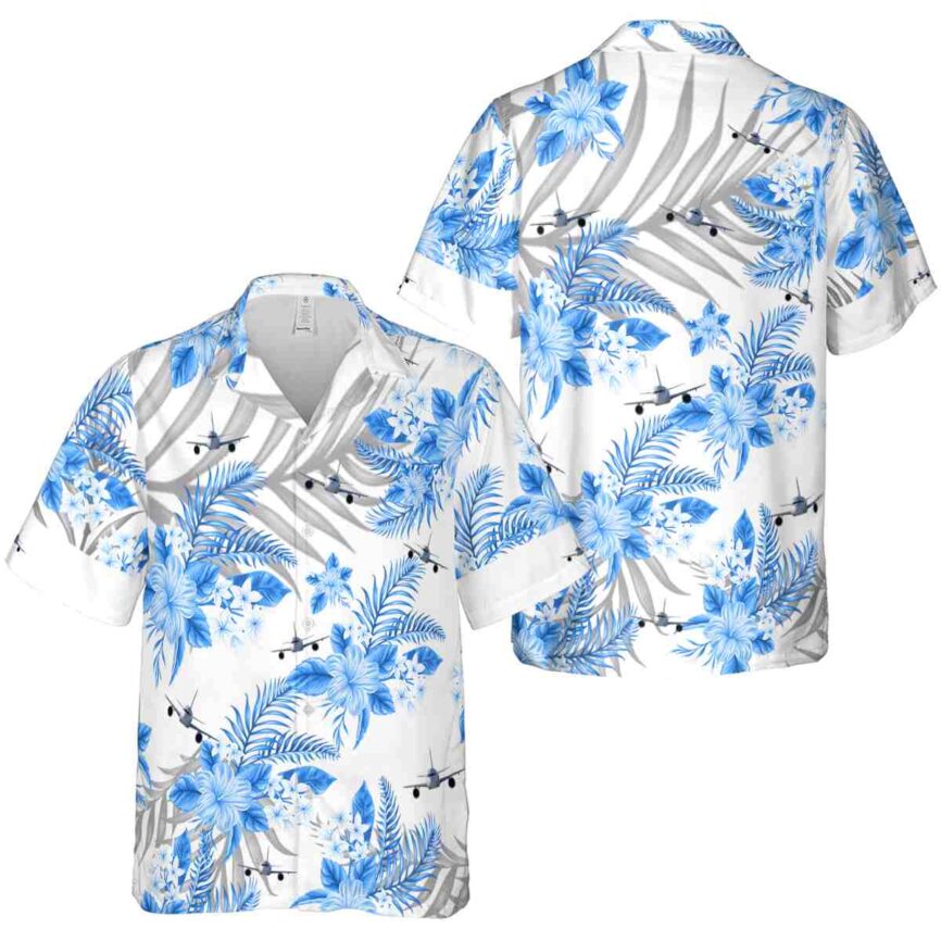 Aviation Tropical Blossom Hawaiian Shirt Premium grade