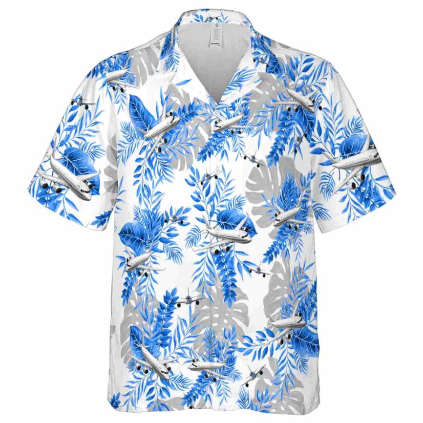 Aviation Tropical Fronds Hawaiian Shirt Fashion forward