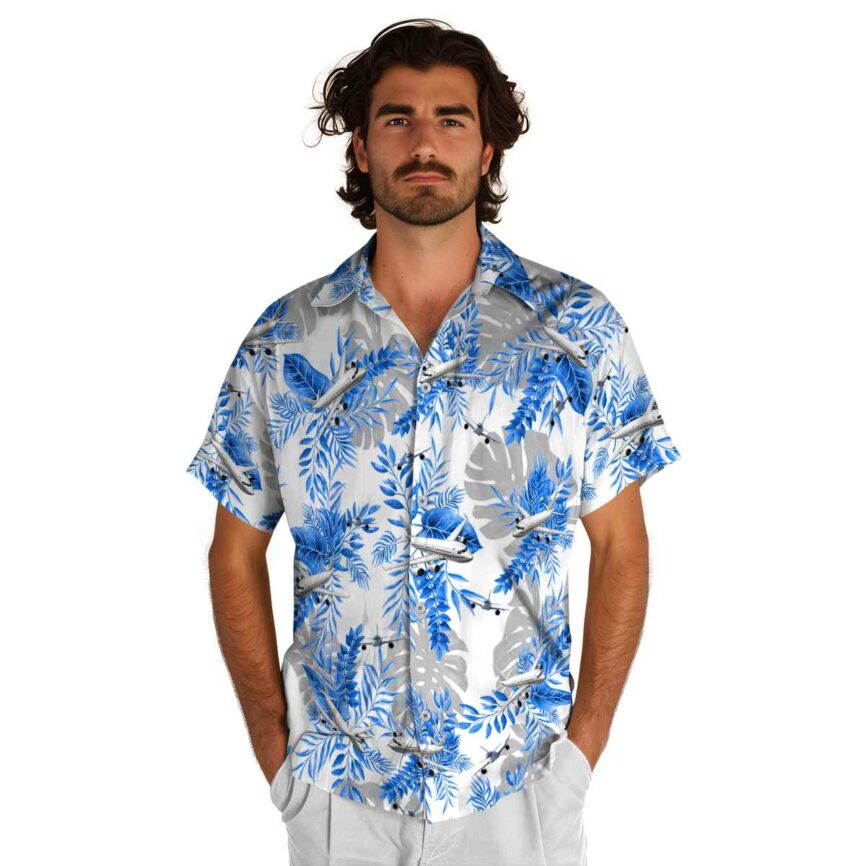 Aviation Tropical Fronds Hawaiian Shirt New Arrival