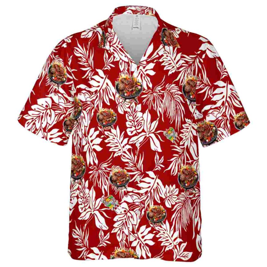 BBQ Bold Foliage Hawaiian Shirt Fashion forward