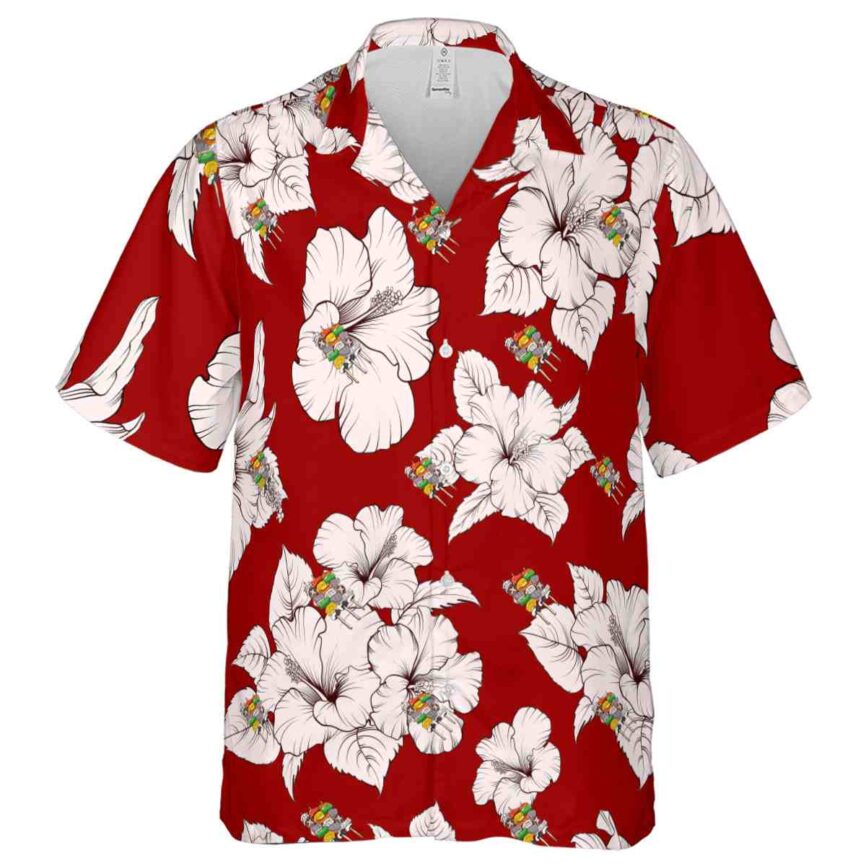 BBQ Hibiscus Flower Hawaiian Shirt Fashion forward