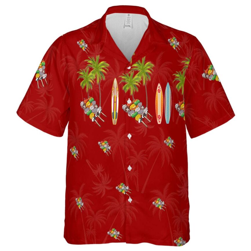 BBQ Island Theme Hawaiian Shirt Fashion forward