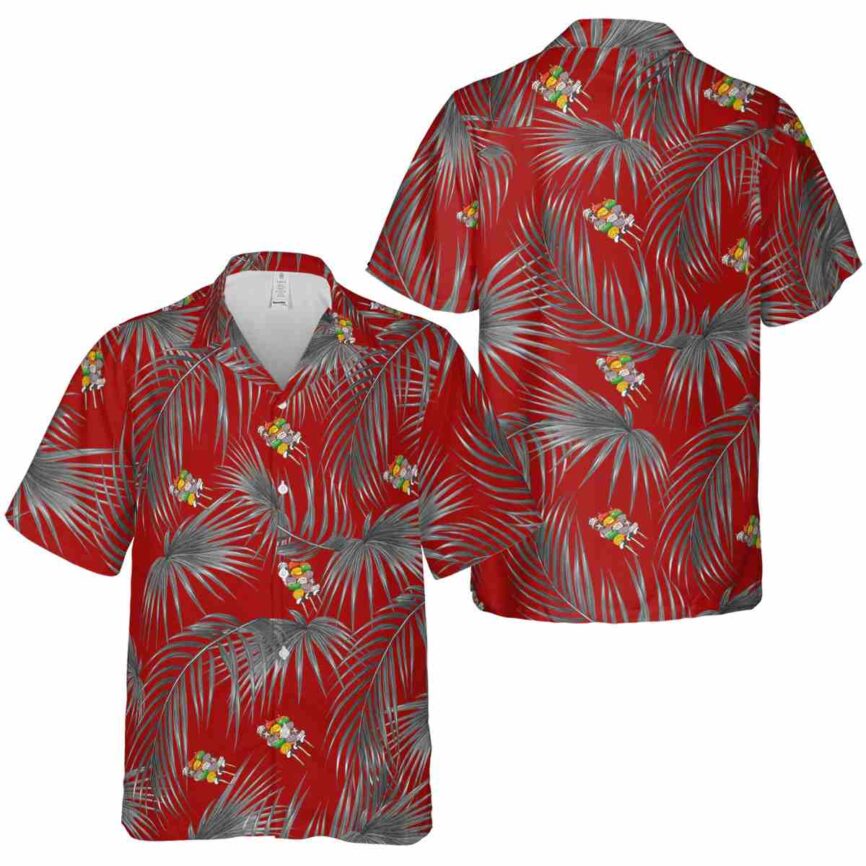 BBQ Palm Frond Hawaiian Shirt Premium grade