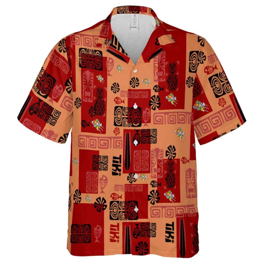 BBQ Tiki Motifs Hawaiian Shirt Fashion forward