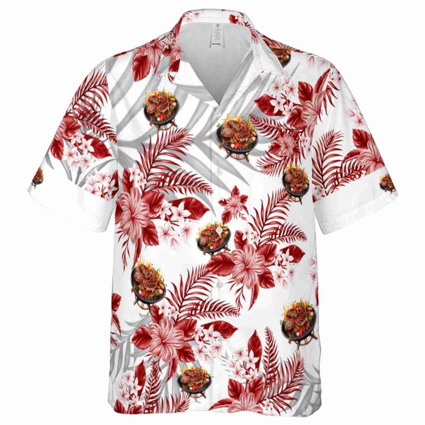 BBQ Tropical Blossom Hawaiian Shirt Fashion forward