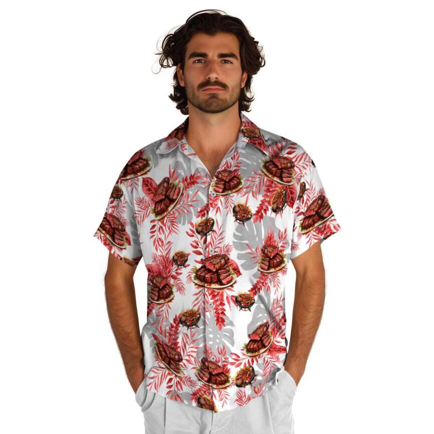 BBQ Tropical Fronds Hawaiian Shirt New Arrival