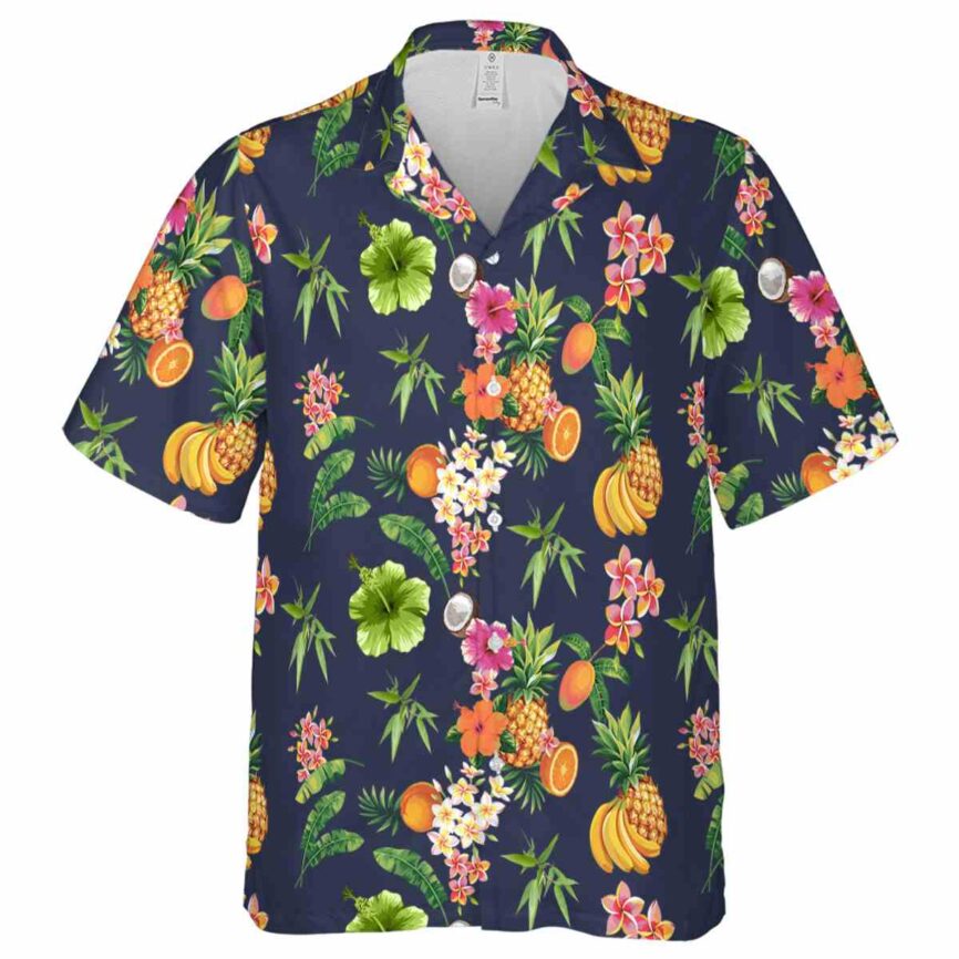 Bamboo Fruit Pattern Hawaiian Shirt Fashion forward