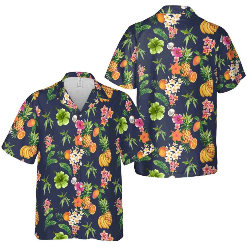 Bamboo Fruit Pattern Hawaiian Shirt Premium grade