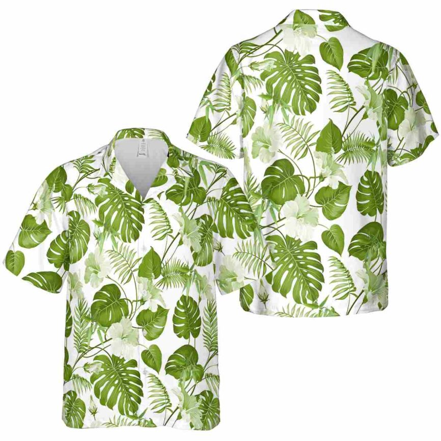 Bamboo Leaf Pattern Hawaiian Shirt Premium grade