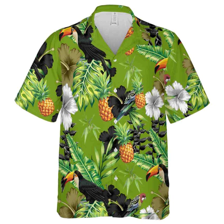 Bamboo Leafy Toucan Hawaiian Shirt Fashion forward