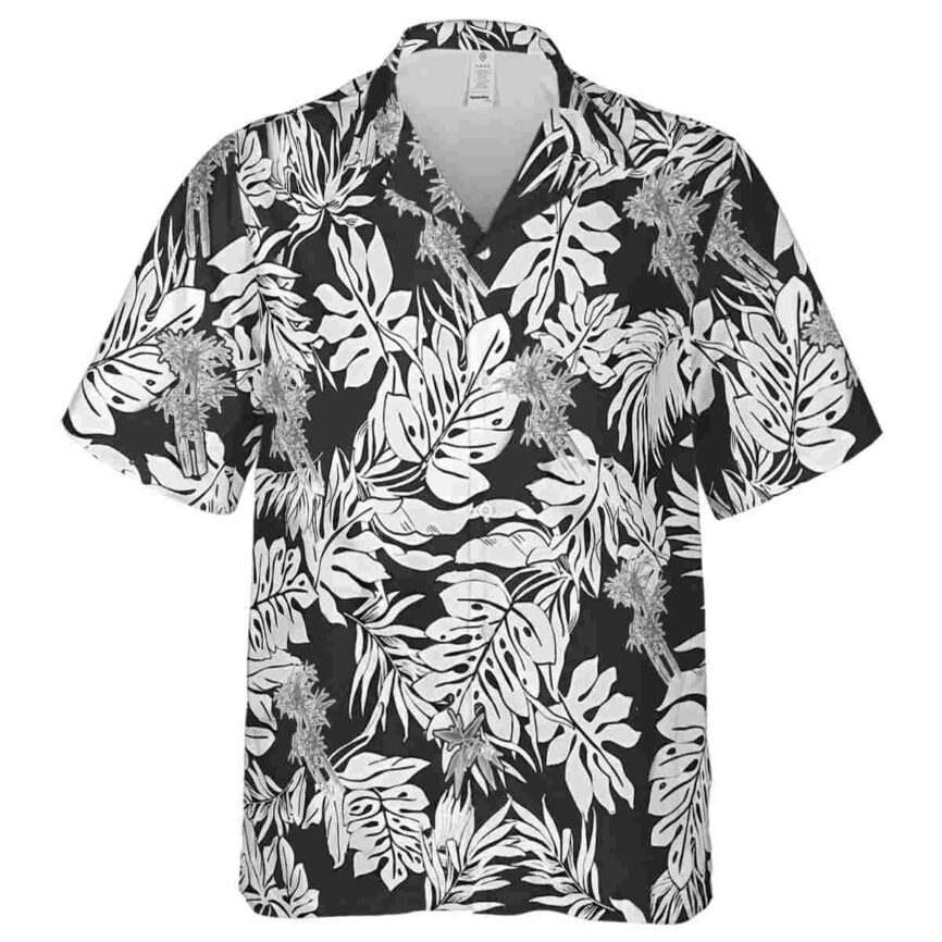 Bamboo Monstera Foliage Hawaiian Shirt Fashion forward