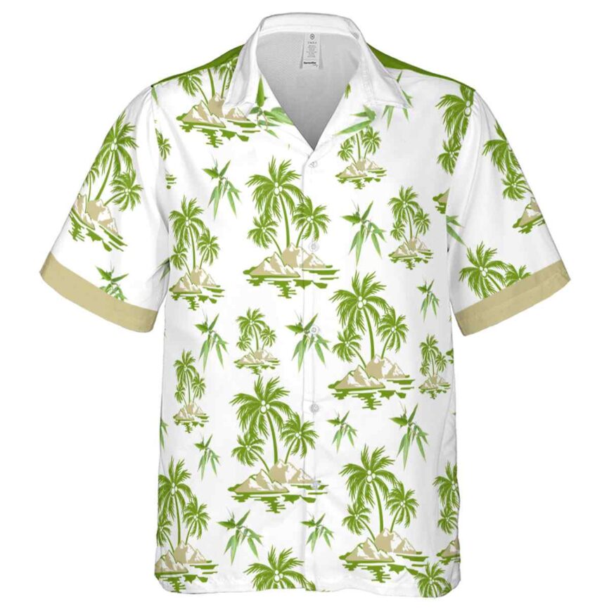 Bamboo Palm Island Graphic Hawaiian Shirt Fashion forward