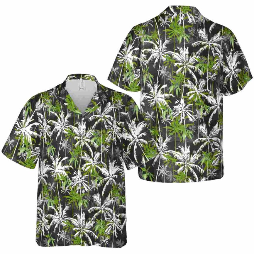 Bamboo Palm Themed Hawaiian Shirt Premium grade