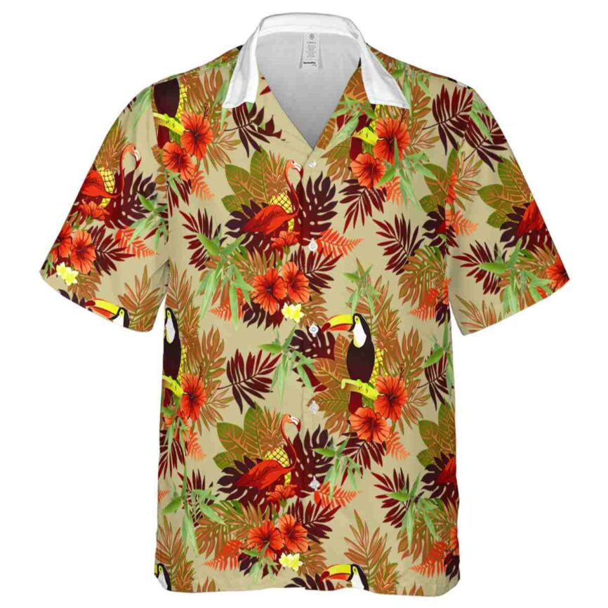 Bamboo Tropical Bird Hawaiian Shirt Fashion forward