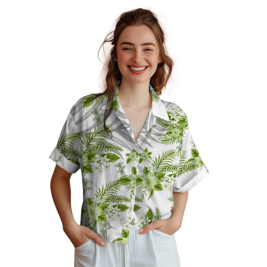 Bamboo Tropical Blossom Hawaiian Shirt Top rated