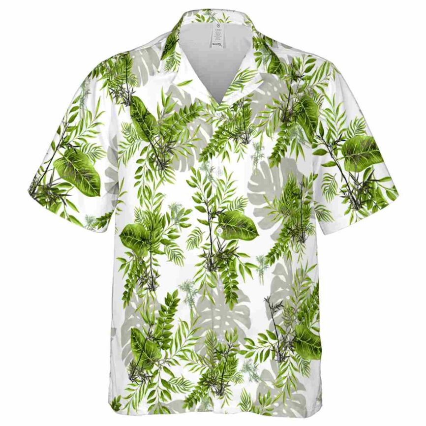 Bamboo Tropical Fronds Hawaiian Shirt Fashion forward