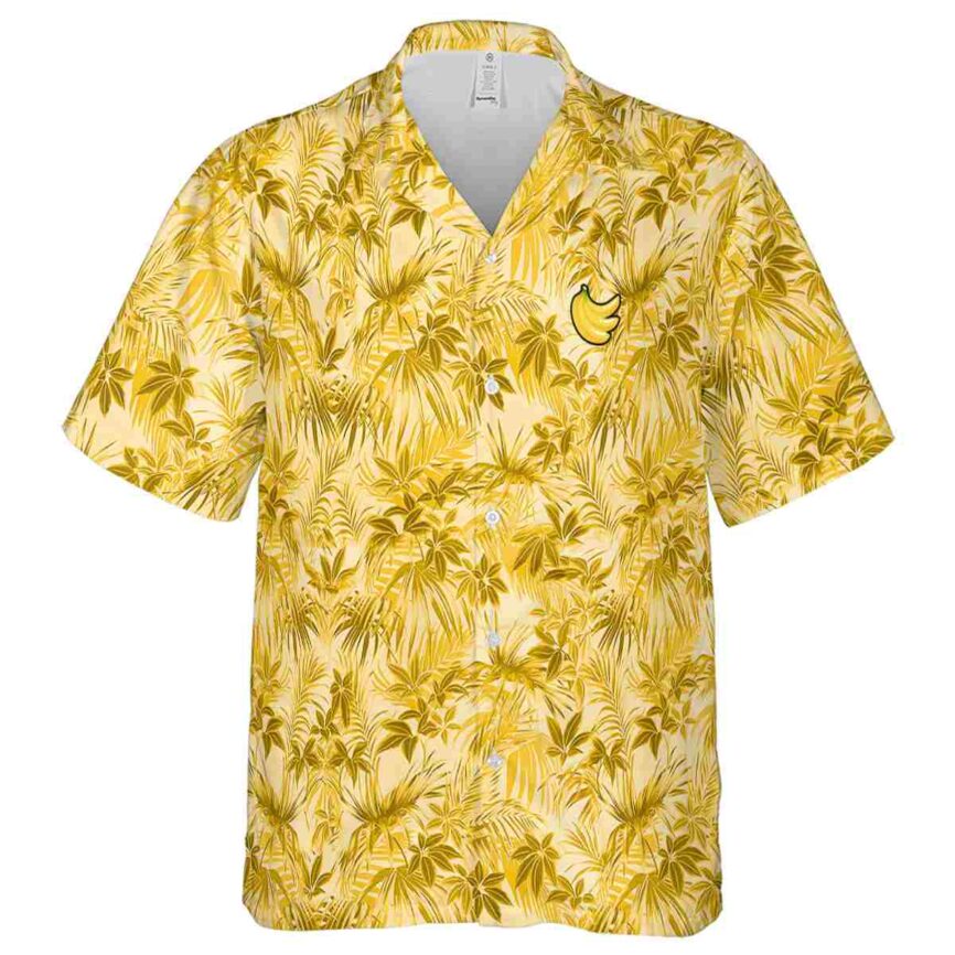 Banana Foliage Print Hawaiian Shirt Fashion forward