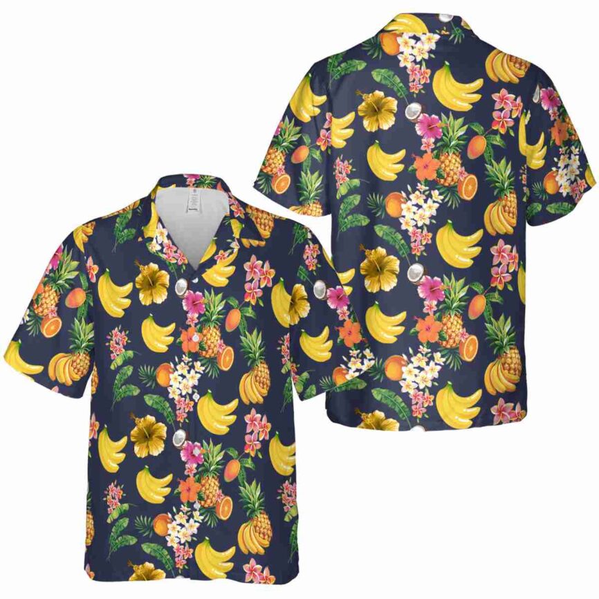 Banana Fruit Pattern Hawaiian Shirt Premium grade