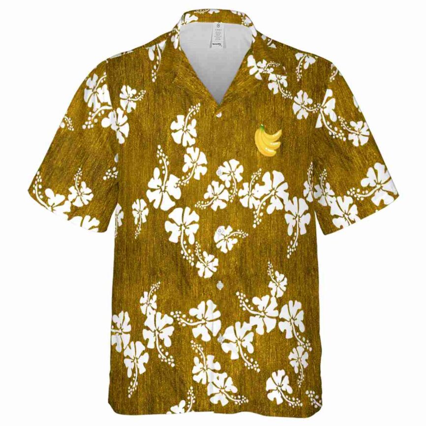 Banana Hibiscus Blossom Hawaiian Shirt Fashion forward