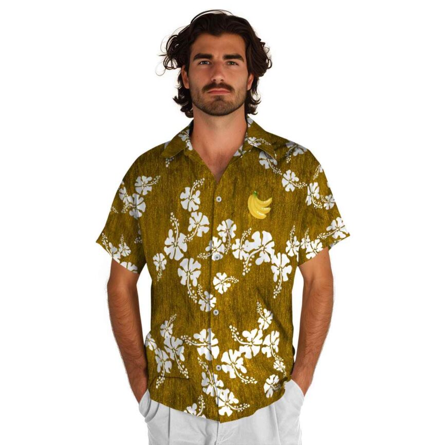 Banana Hibiscus Blossom Hawaiian Shirt New Arrival