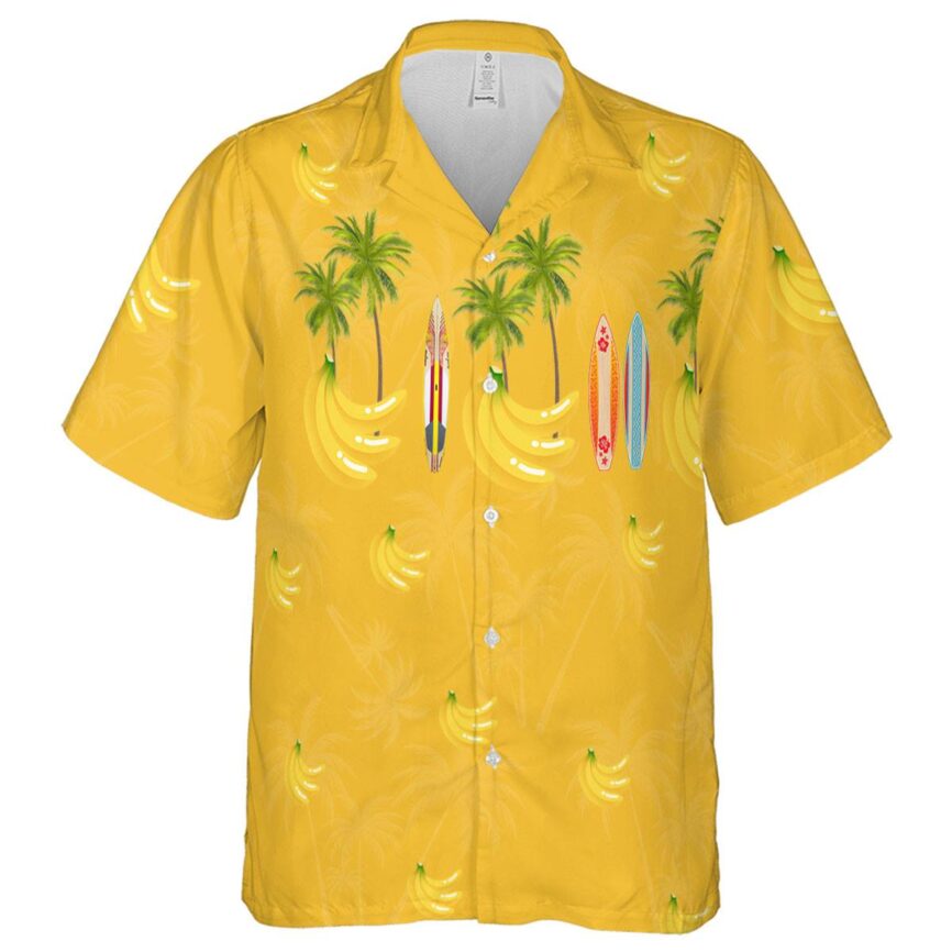 Banana Island Theme Hawaiian Shirt Fashion forward