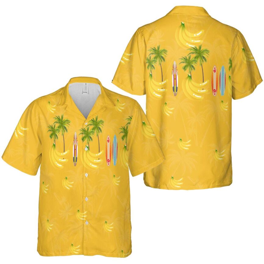 Banana Island Theme Hawaiian Shirt Premium grade