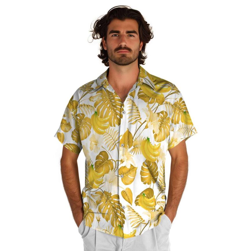 Banana Leaf Pattern Hawaiian Shirt New Arrival