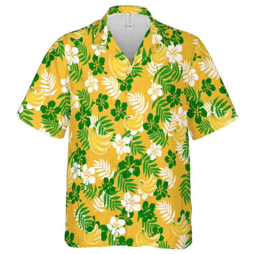 Banana Leafy Hibiscus Hawaiian Shirt Fashion forward