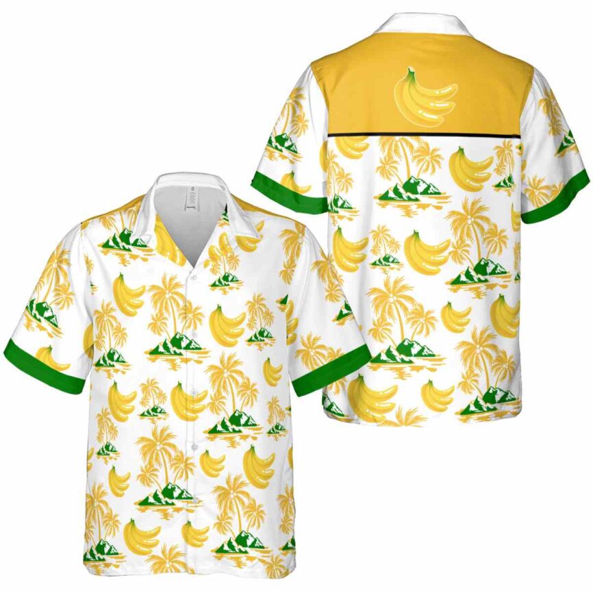 Banana Palm Island Graphic Hawaiian Shirt Premium grade