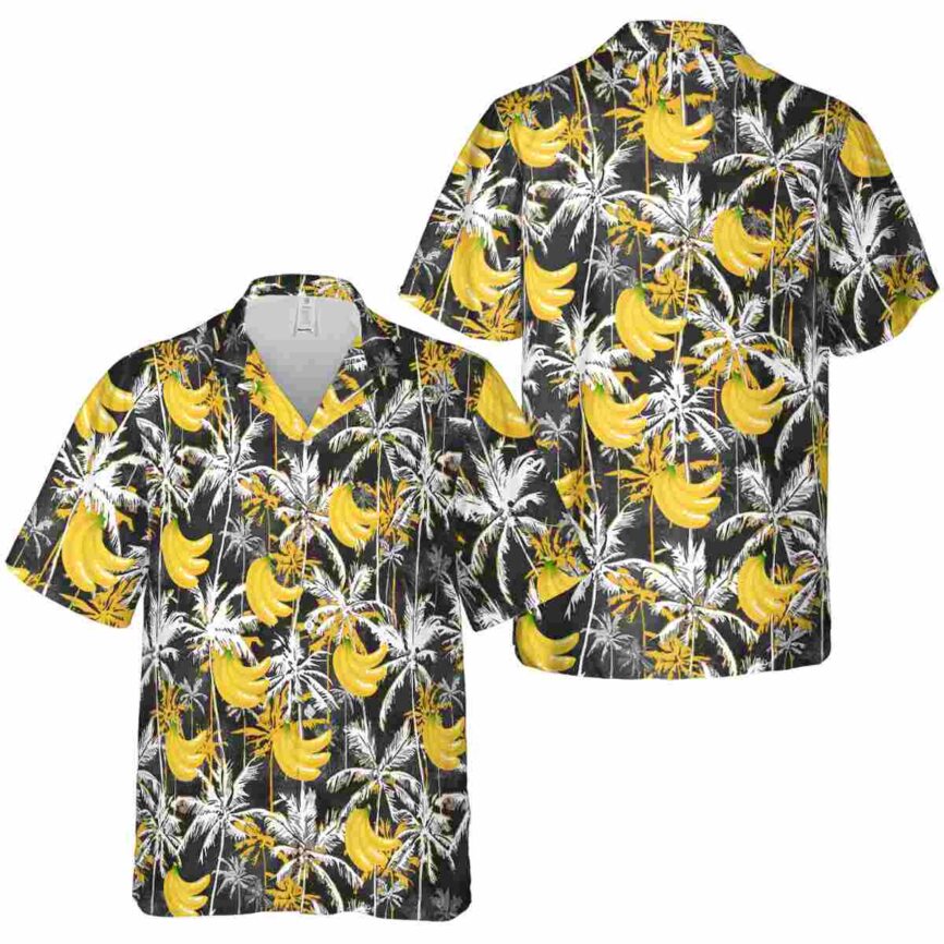 Banana Palm Themed Hawaiian Shirt Premium grade