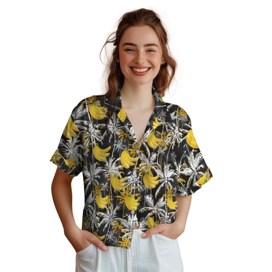 Banana Palm Themed Hawaiian Shirt Top rated