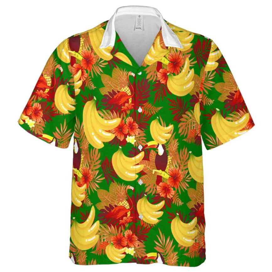 Banana Tropical Bird Hawaiian Shirt Fashion forward