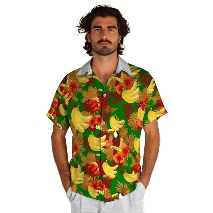 Banana Tropical Bird Hawaiian Shirt New Arrival