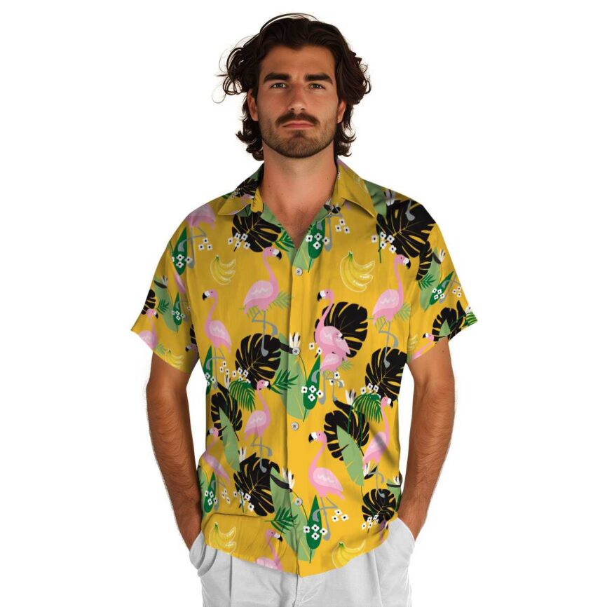 Banana Tropical Flamingo Hawaiian Shirt New Arrival