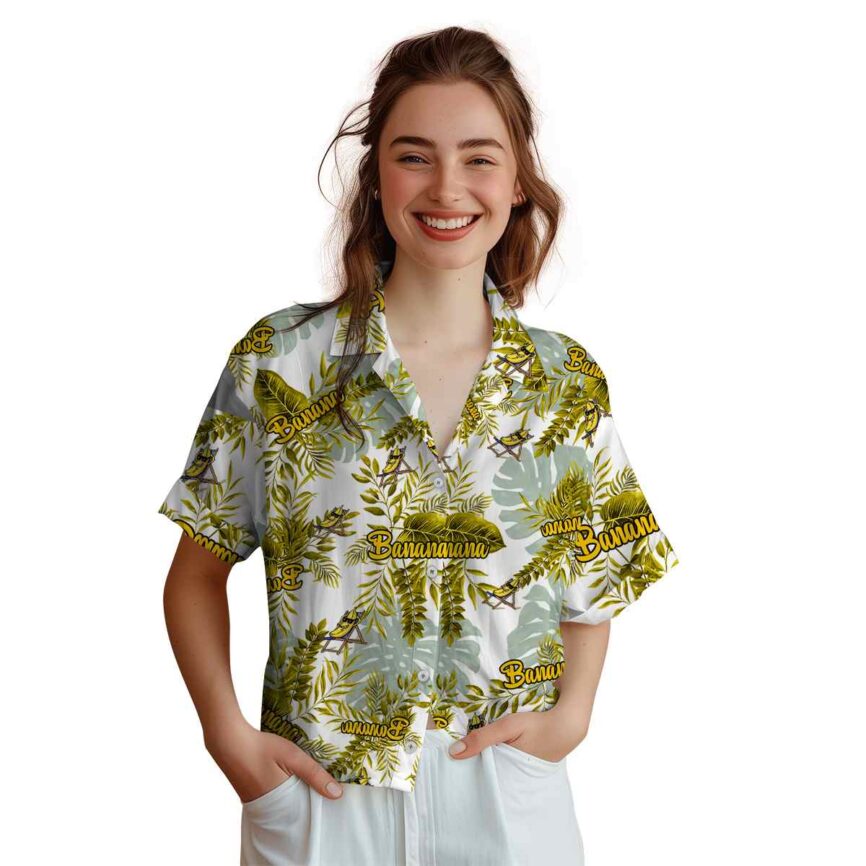 Banana Tropical Fronds Hawaiian Shirt Top rated