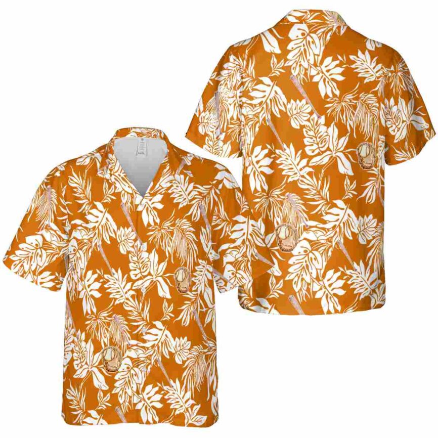 Baseball Bold Foliage Hawaiian Shirt Premium grade