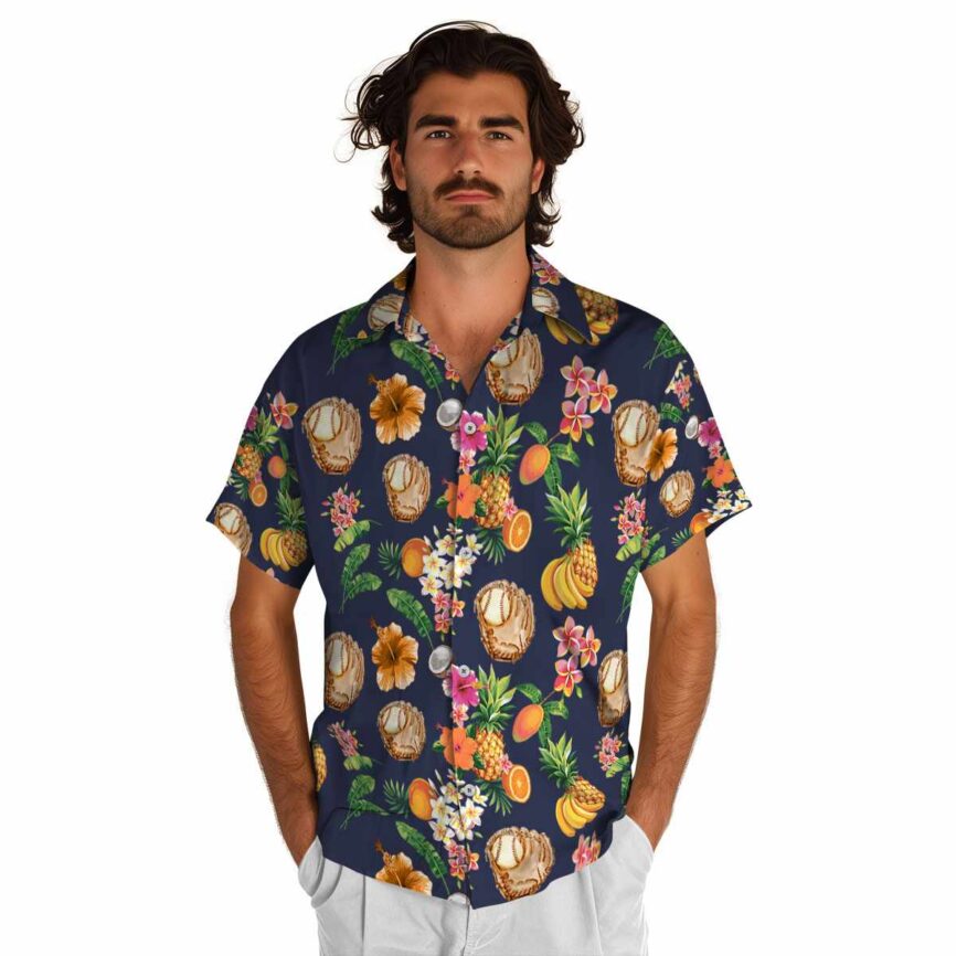 Baseball Fruit Pattern Hawaiian Shirt New Arrival