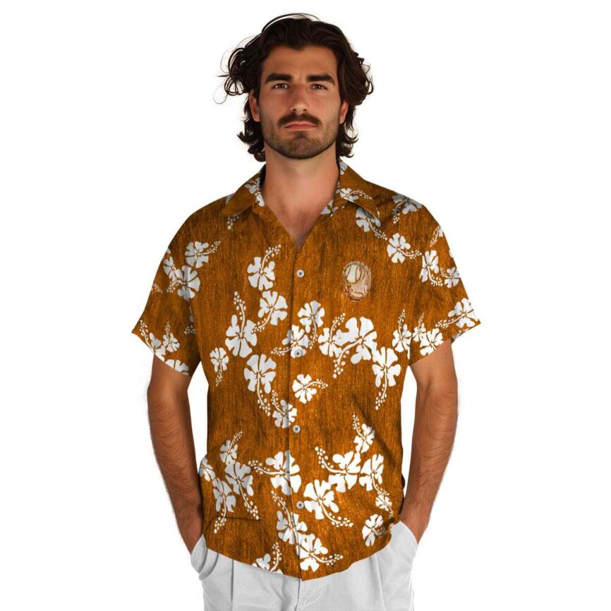 Baseball Hibiscus Blossom Hawaiian Shirt New Arrival