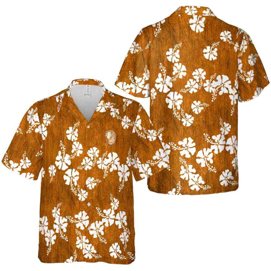 Baseball Hibiscus Blossom Hawaiian Shirt Premium grade