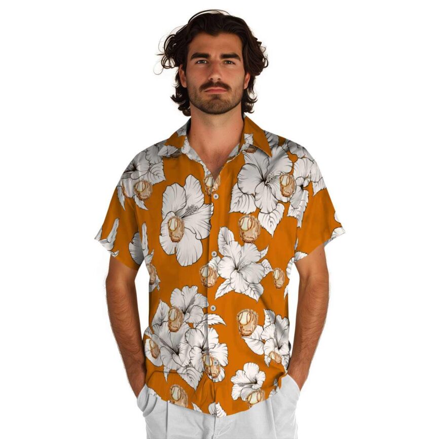 Baseball Hibiscus Flower Hawaiian Shirt New Arrival