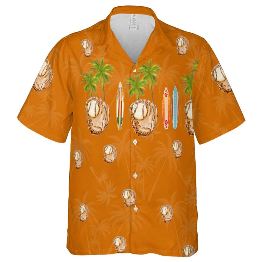 Baseball Island Theme Hawaiian Shirt Fashion forward