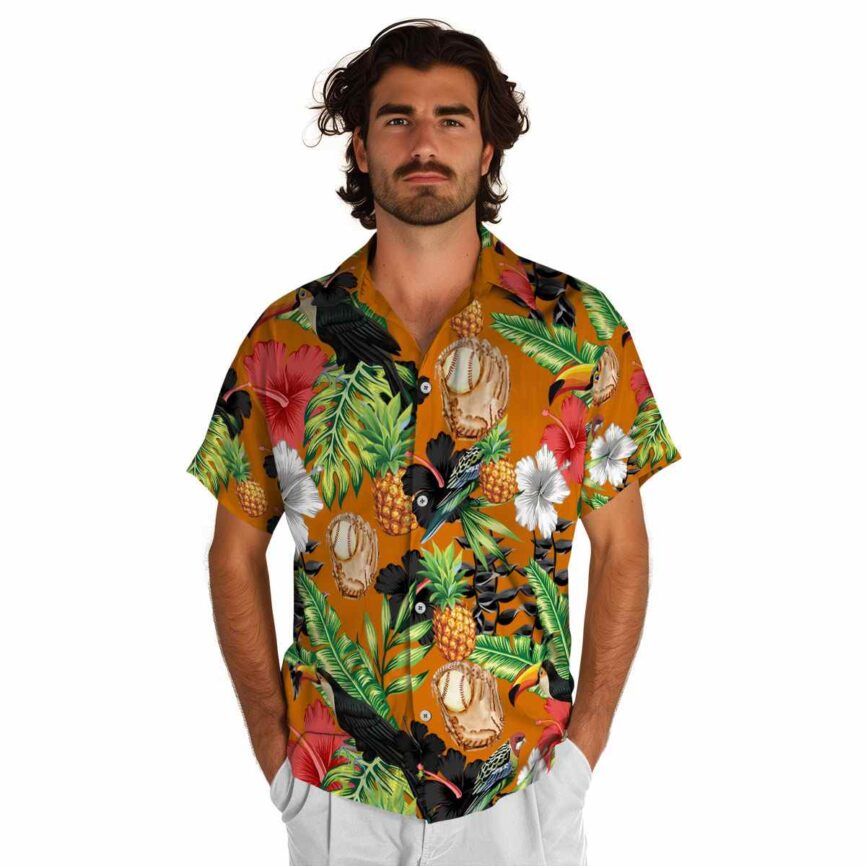 Baseball Leafy Toucan Hawaiian Shirt New Arrival