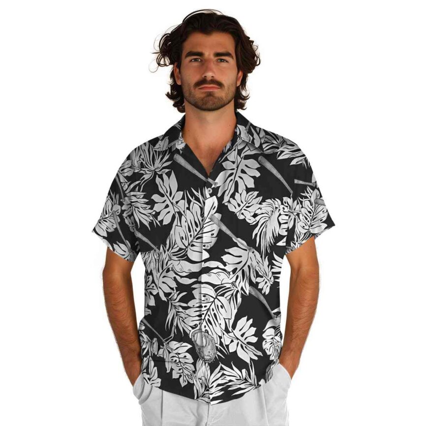 Baseball Monstera Foliage Hawaiian Shirt New Arrival