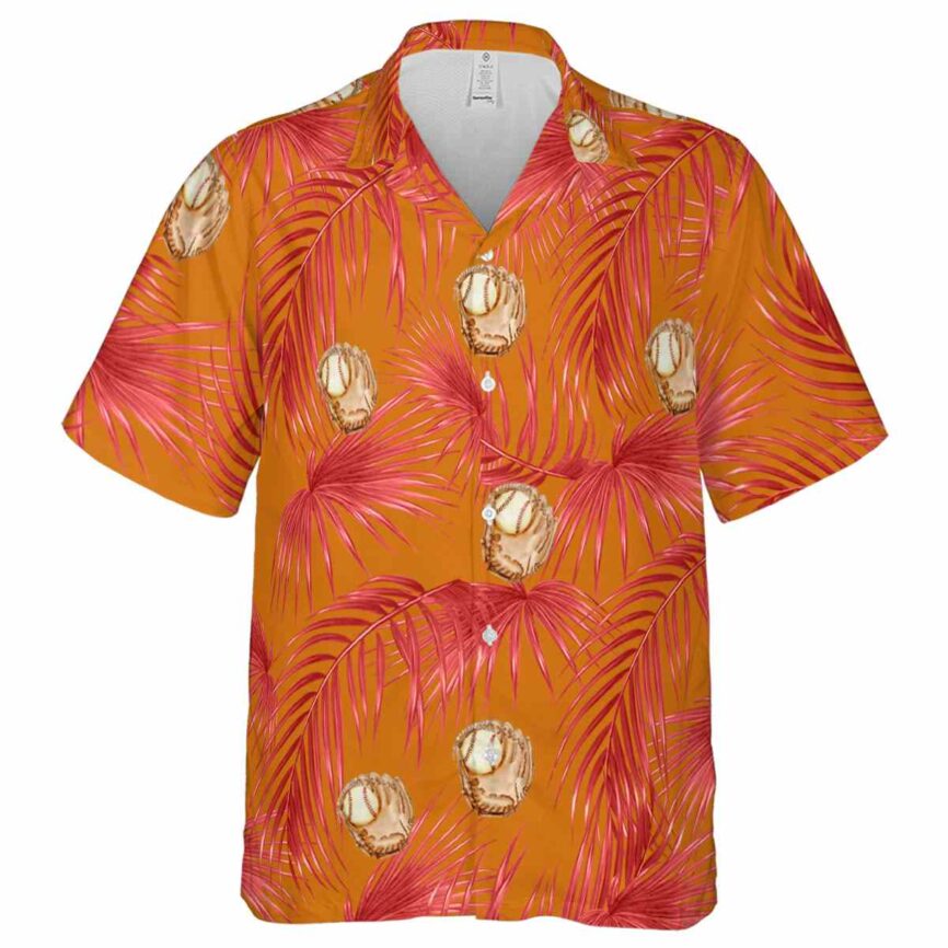 Baseball Palm Frond Hawaiian Shirt Fashion forward