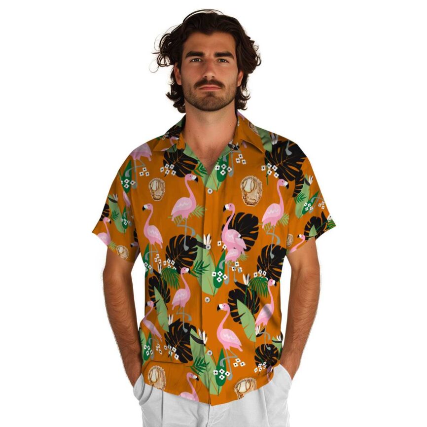 Baseball Tropical Flamingo Hawaiian Shirt New Arrival