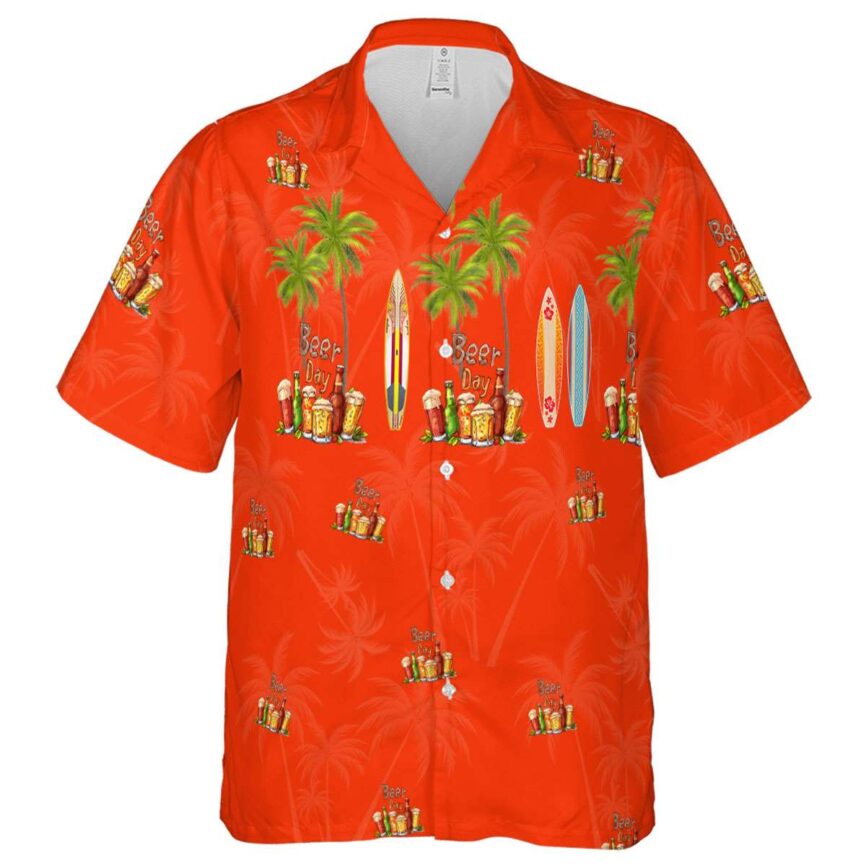 Beer Island Theme Hawaiian Shirt Fashion forward