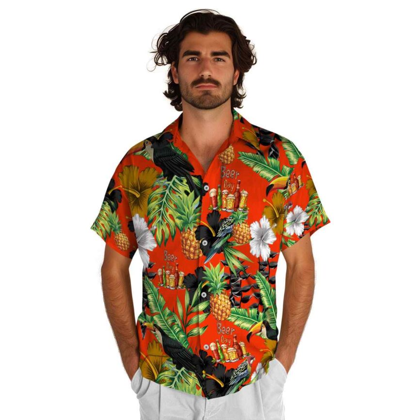 Beer Leafy Toucan Hawaiian Shirt New Arrival