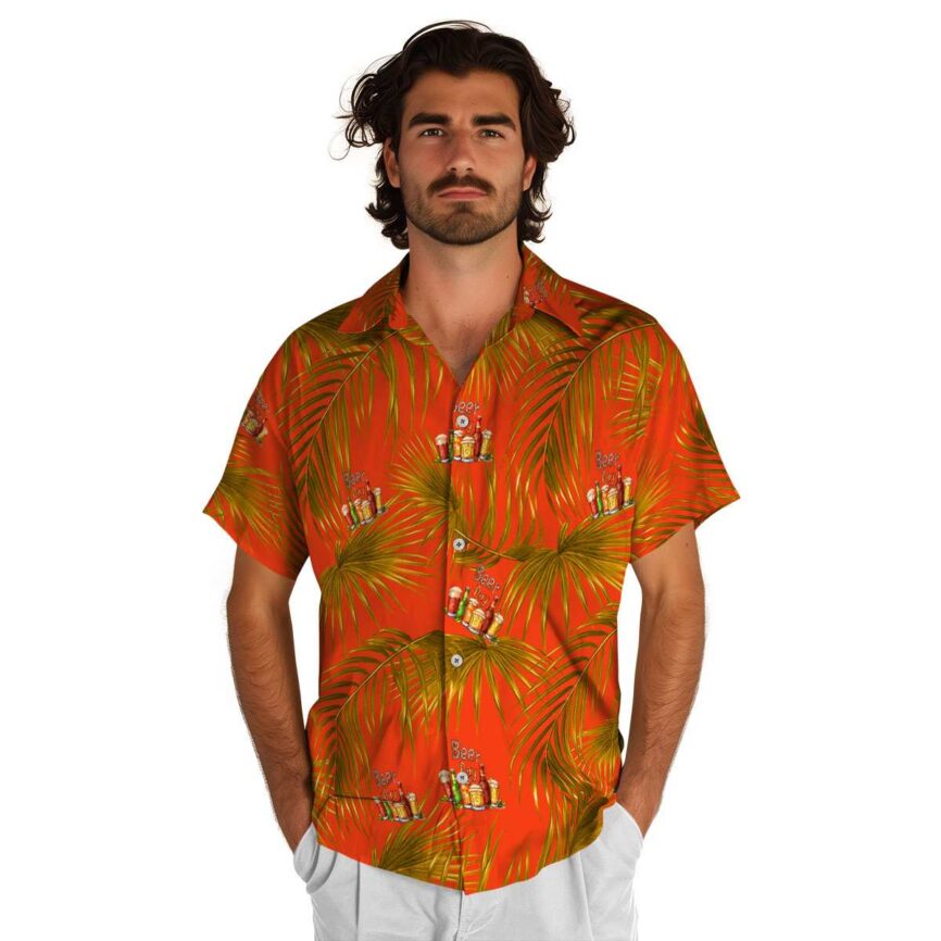 Beer Palm Frond Hawaiian Shirt New Arrival