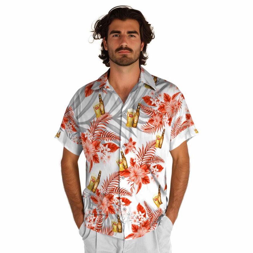 Beer Tropical Blossom Hawaiian Shirt New Arrival